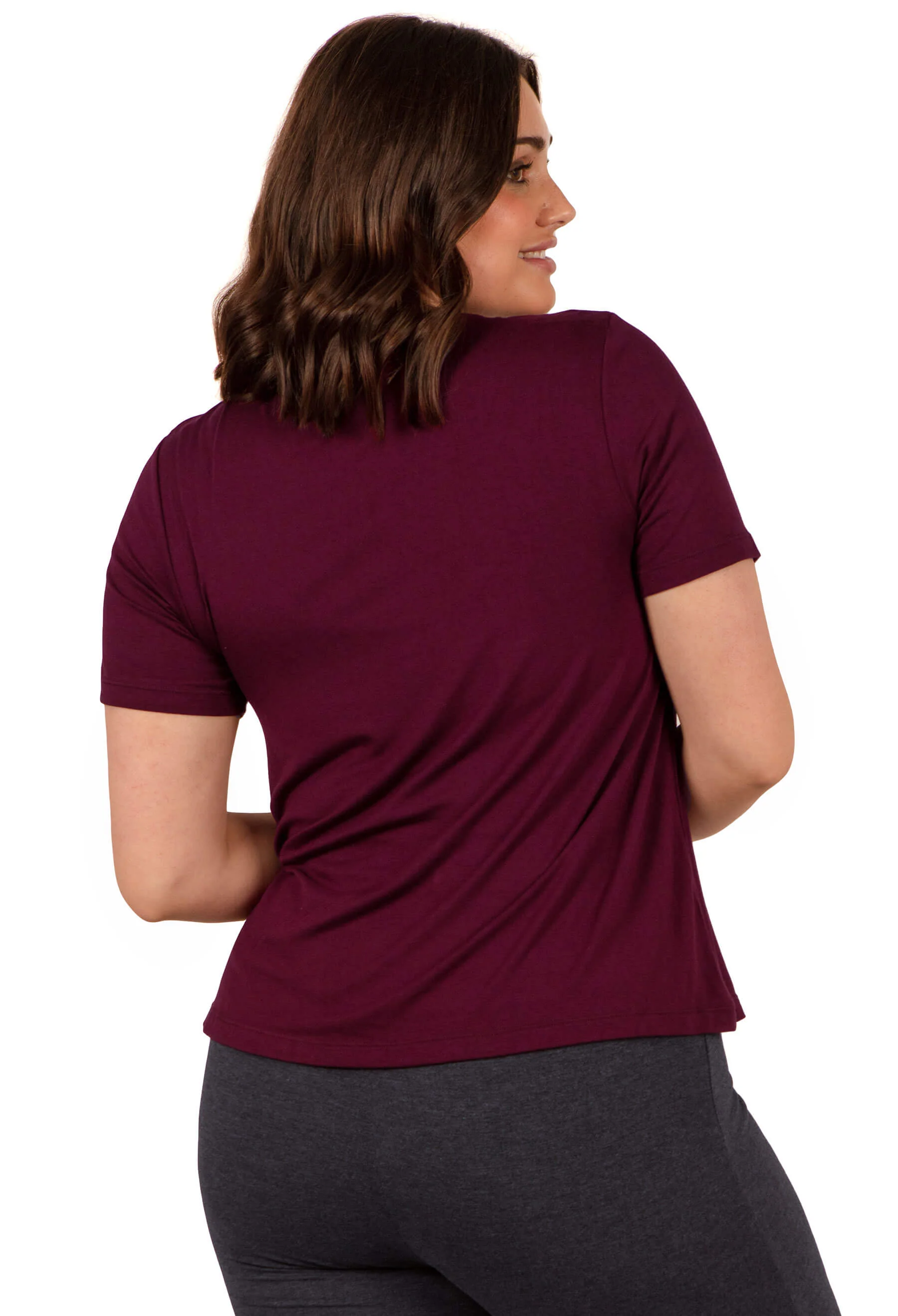 Bamboo Loose Fit Tummy-Flattering Tee - 3 PACK - Image 10
