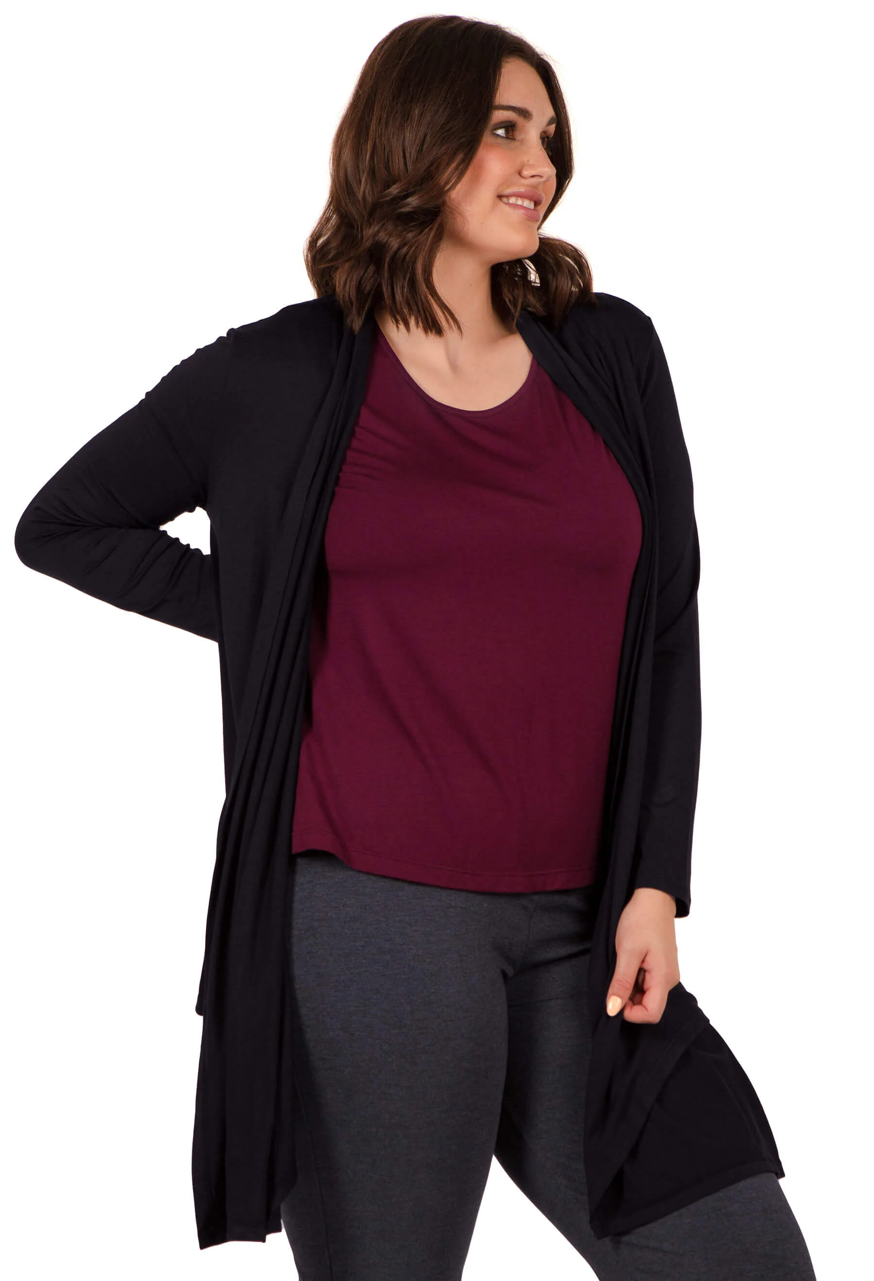 Bamboo Waterfall Cardigan - 2 PACK - Image 9