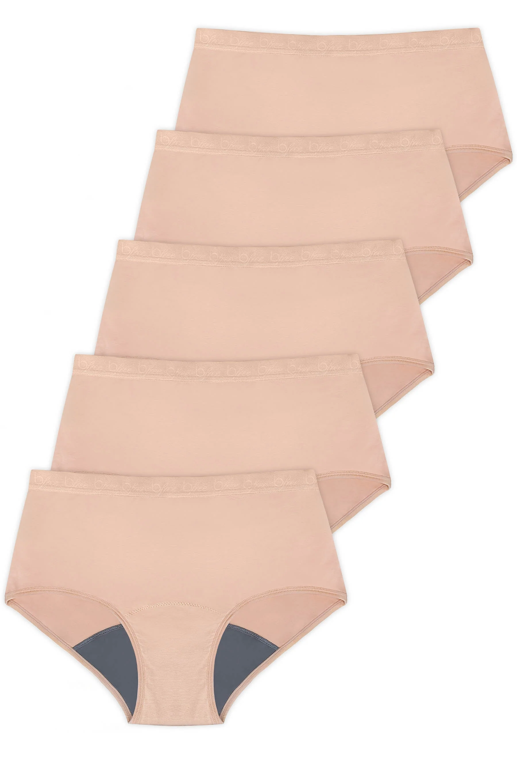 Cotton Rich Everyday Panty Liner Leak Proof Period Underwear - 5 Pack - Image 12