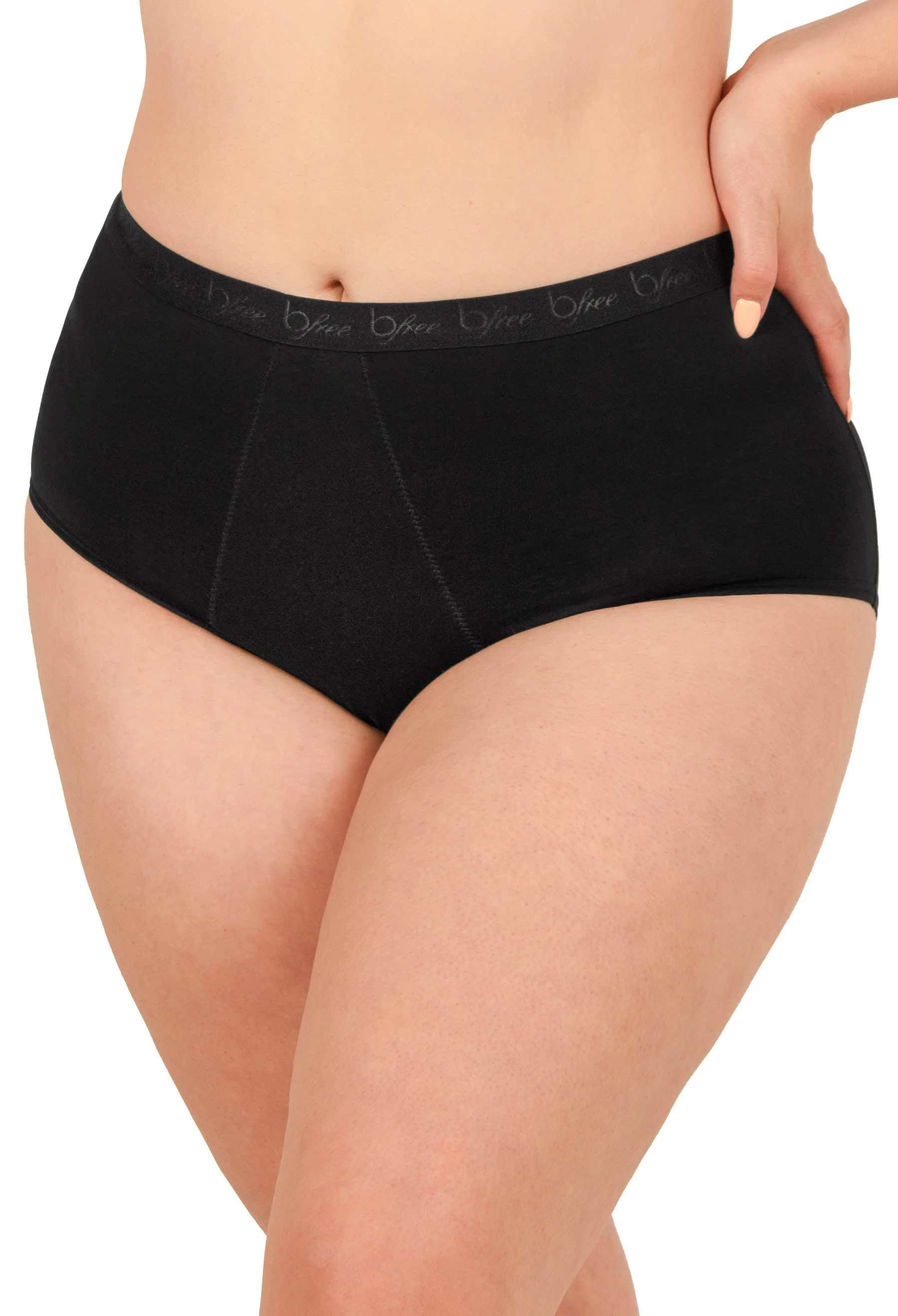 Cotton Rich Moderate Flow Leakage & Period Underwear - 5 Pack - Image 3