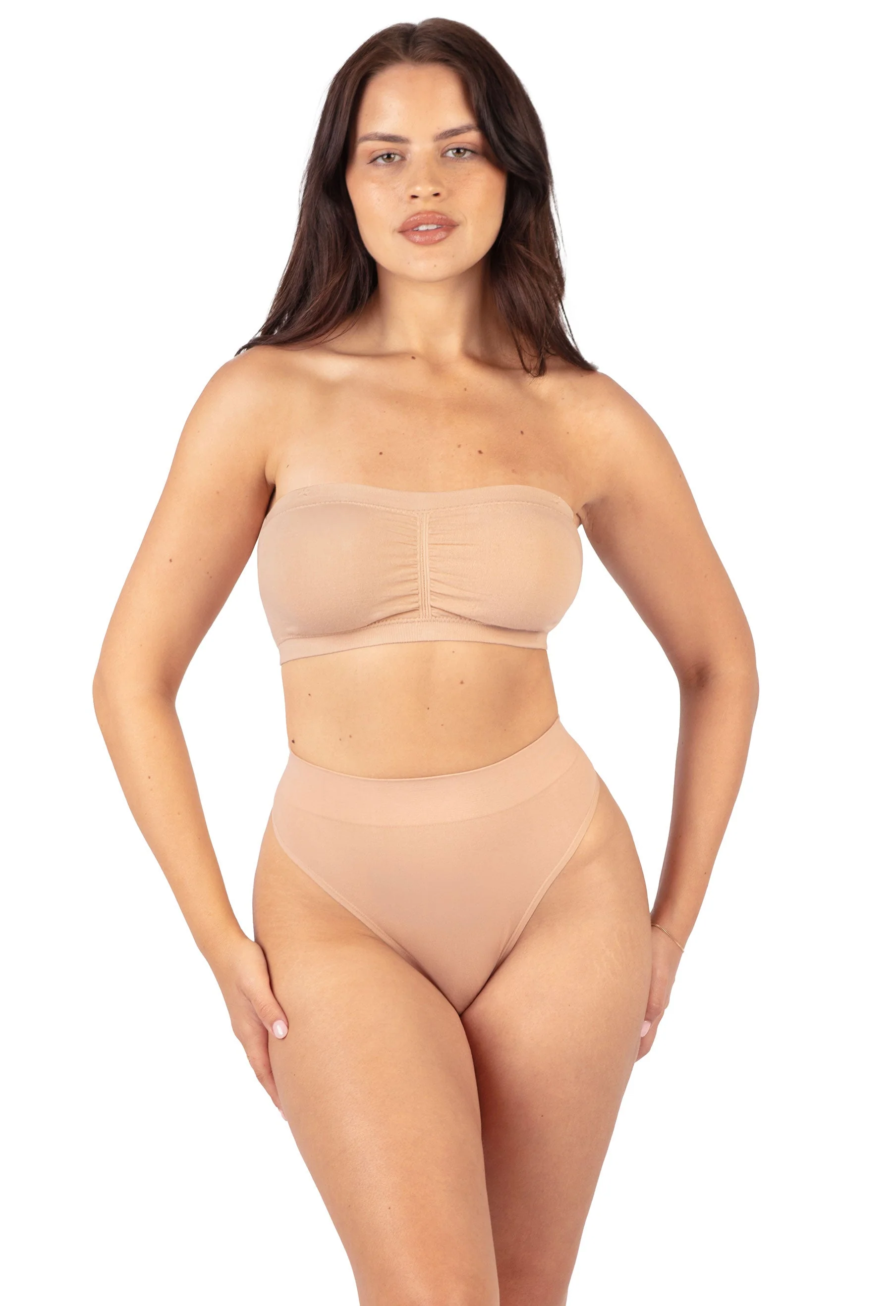 Cotton-Rich Padded Strapless Bra - Image 5