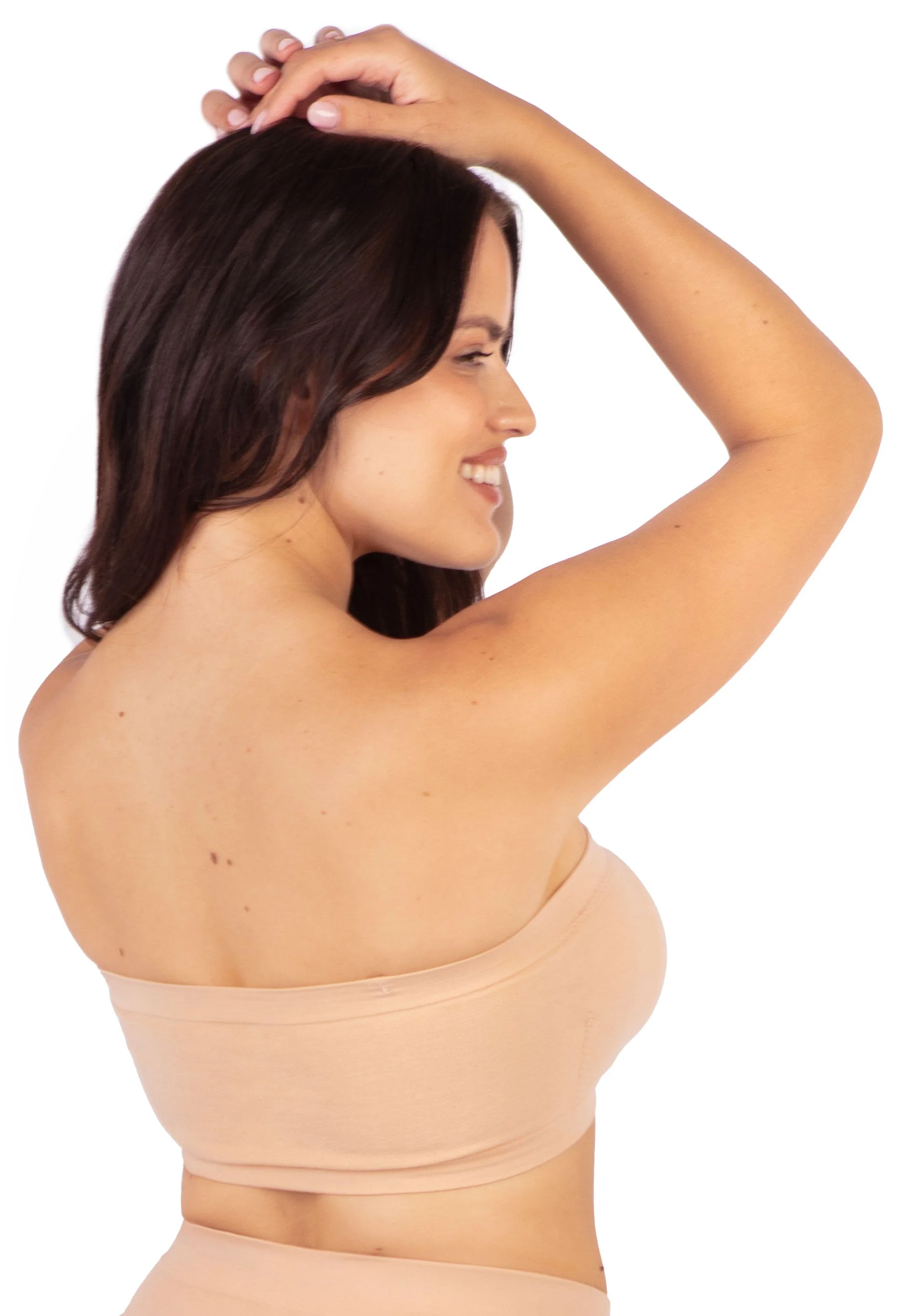 Cotton-Rich Padded Strapless Bra - 3 Pack - Image 4