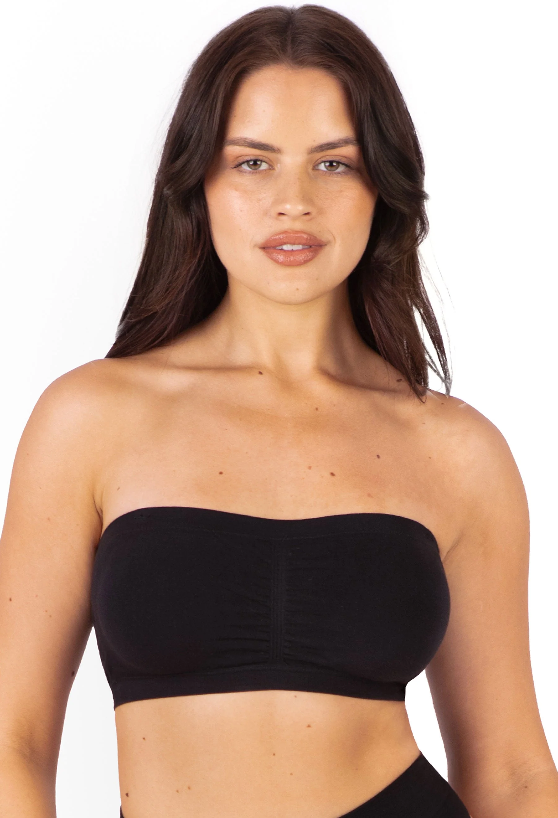 Cotton-Rich Padded Strapless Bra - 3 Pack - Image 9