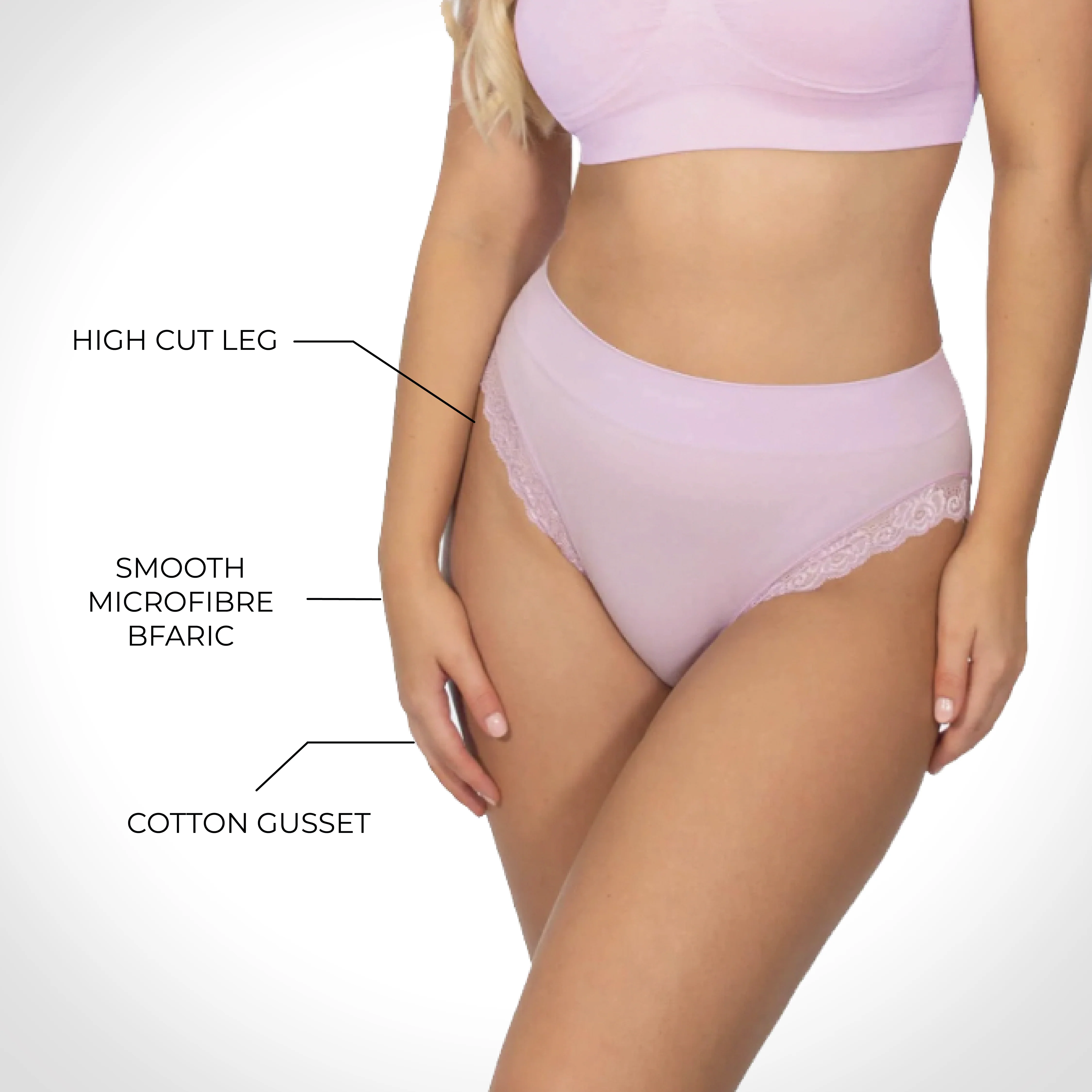 Curvy Invisible Lace Contour High Cut Brief - Image 4
