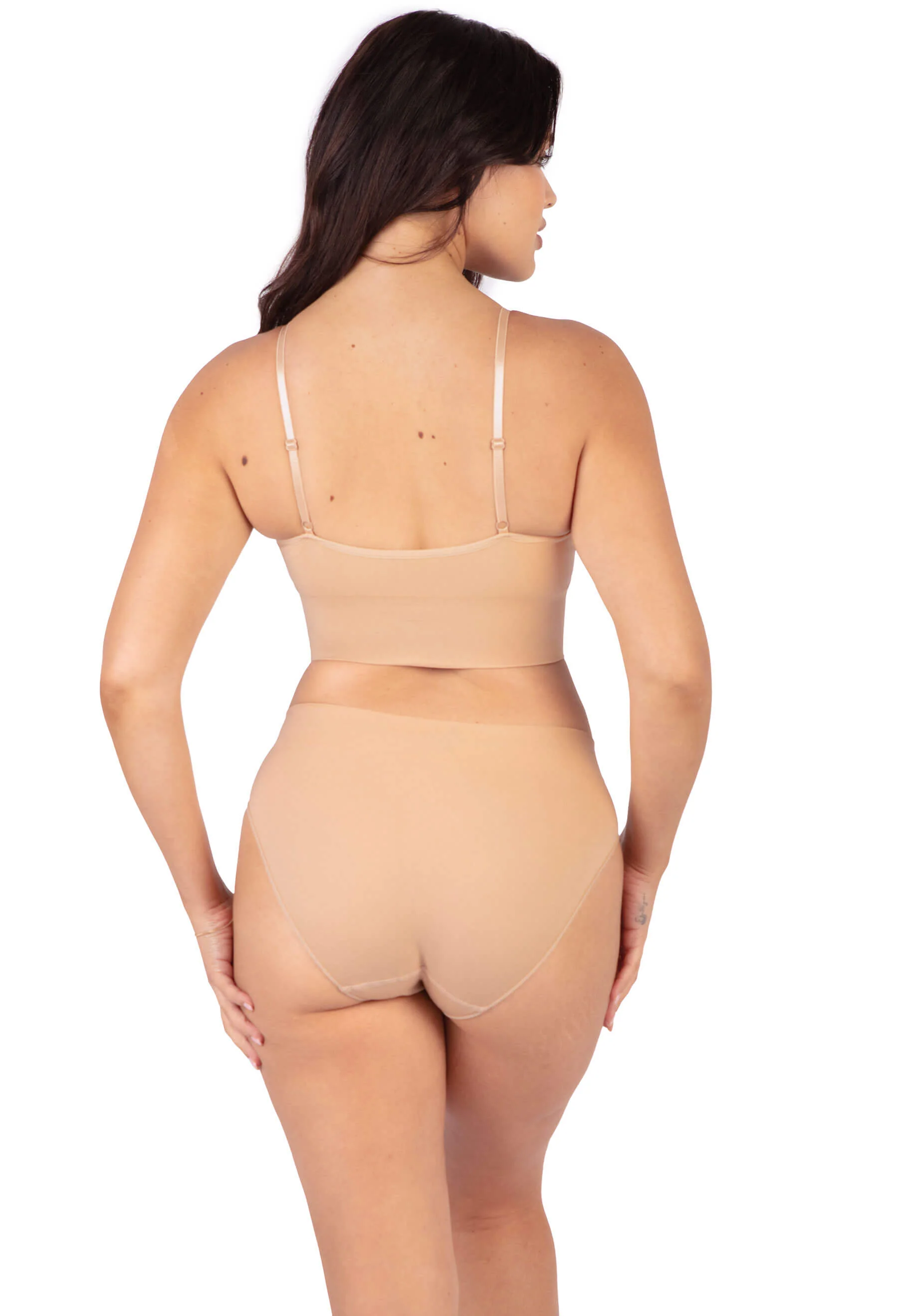 Long Line Spaghetti Strap Bralette - Image 19