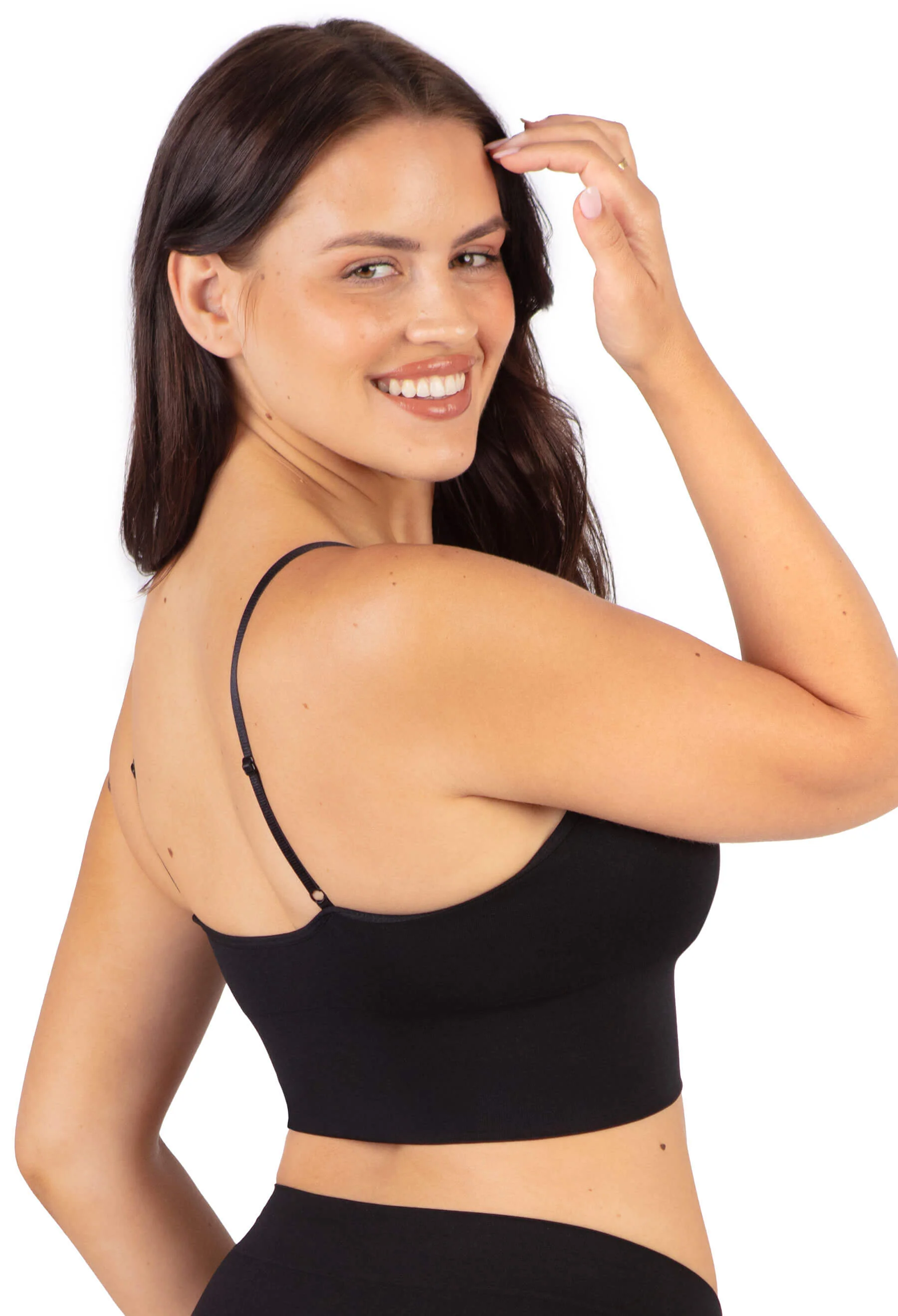 Long Line Spaghetti Strap Bralette - 3 Pack - Image 13