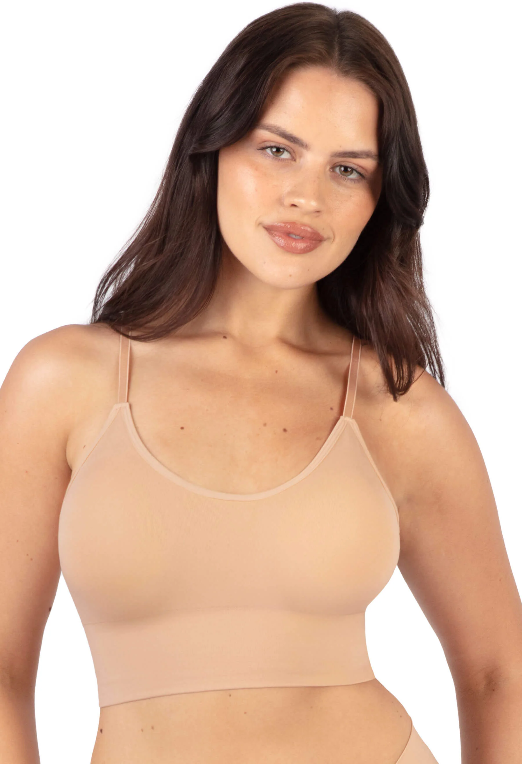 Long Line Spaghetti Strap Bralette - Image 3