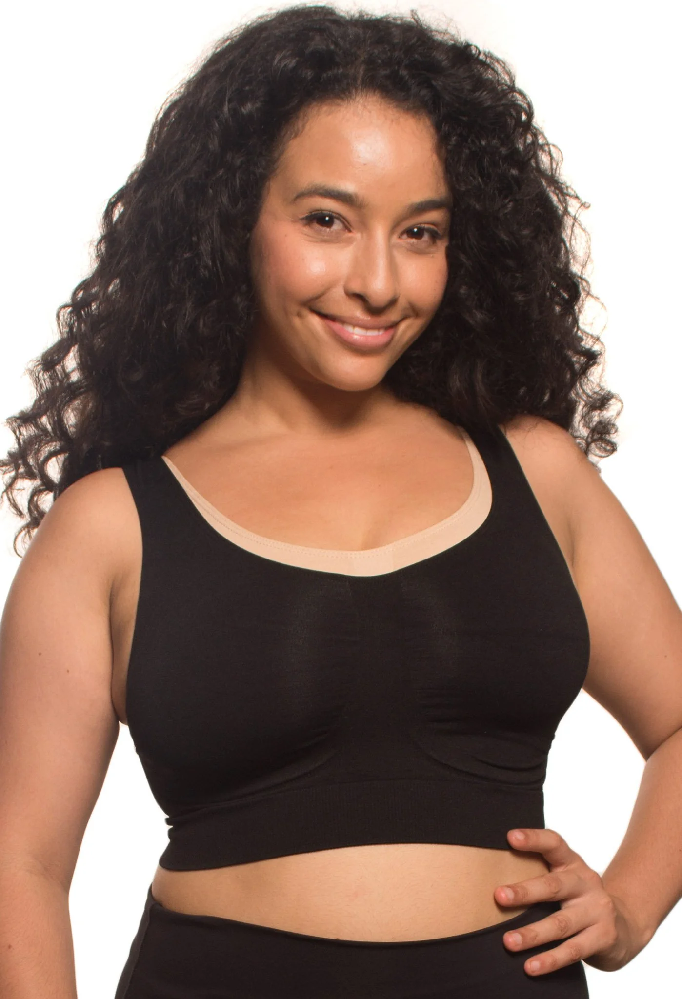 Wire Free High Back Pull On Crop Top - Image 8