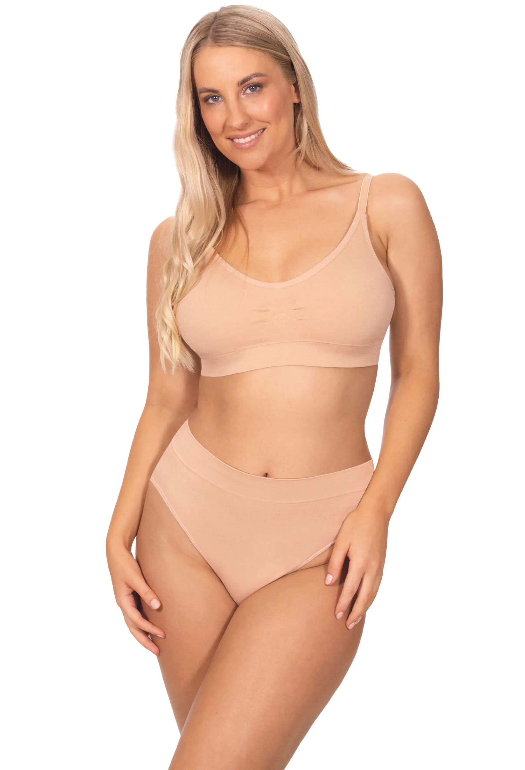 Seamless Cotton Rich High Waist G String - 7 Pack - Image 5