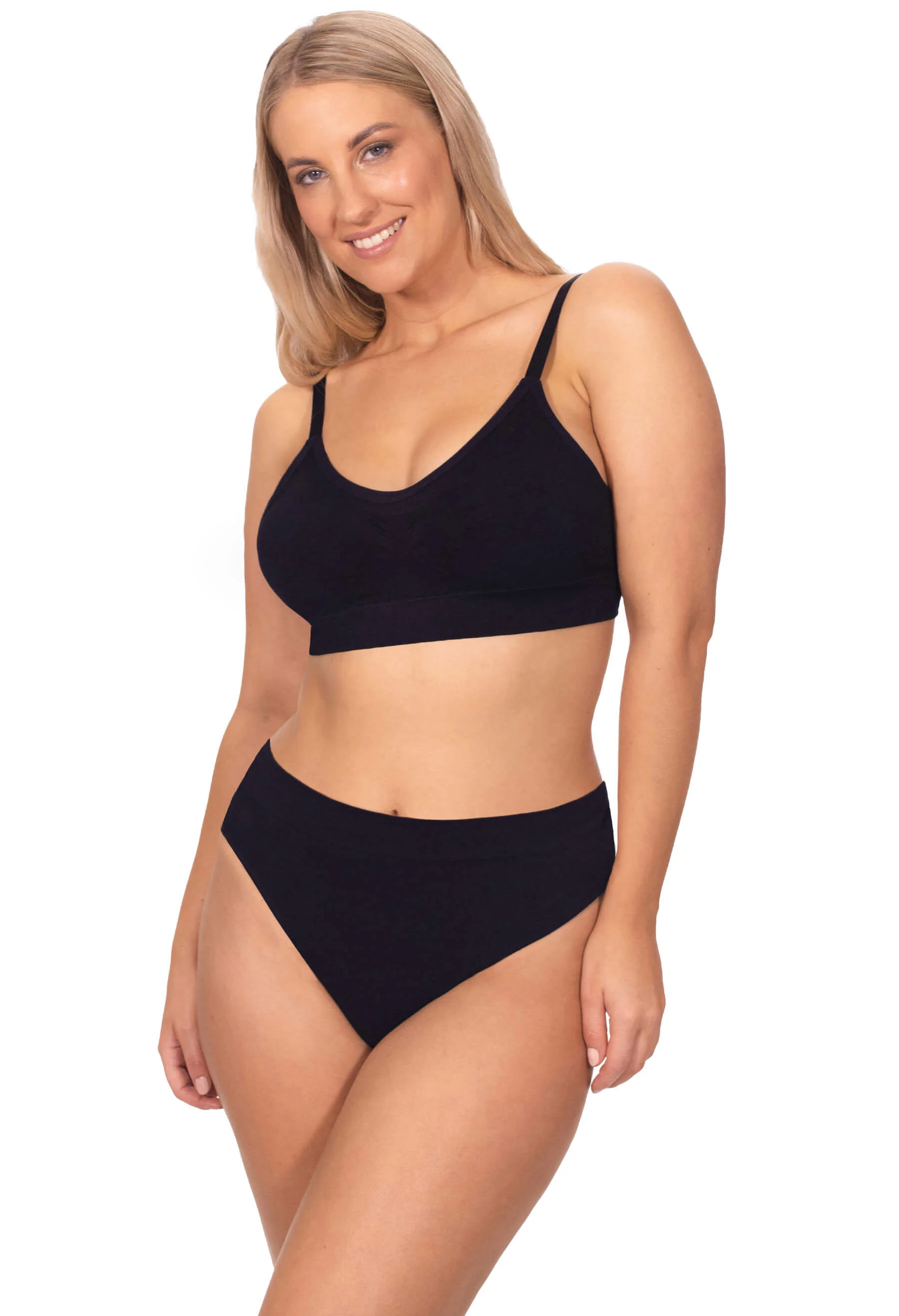 Seamless Cotton Rich High Waist G String - 7 Pack - Image 9